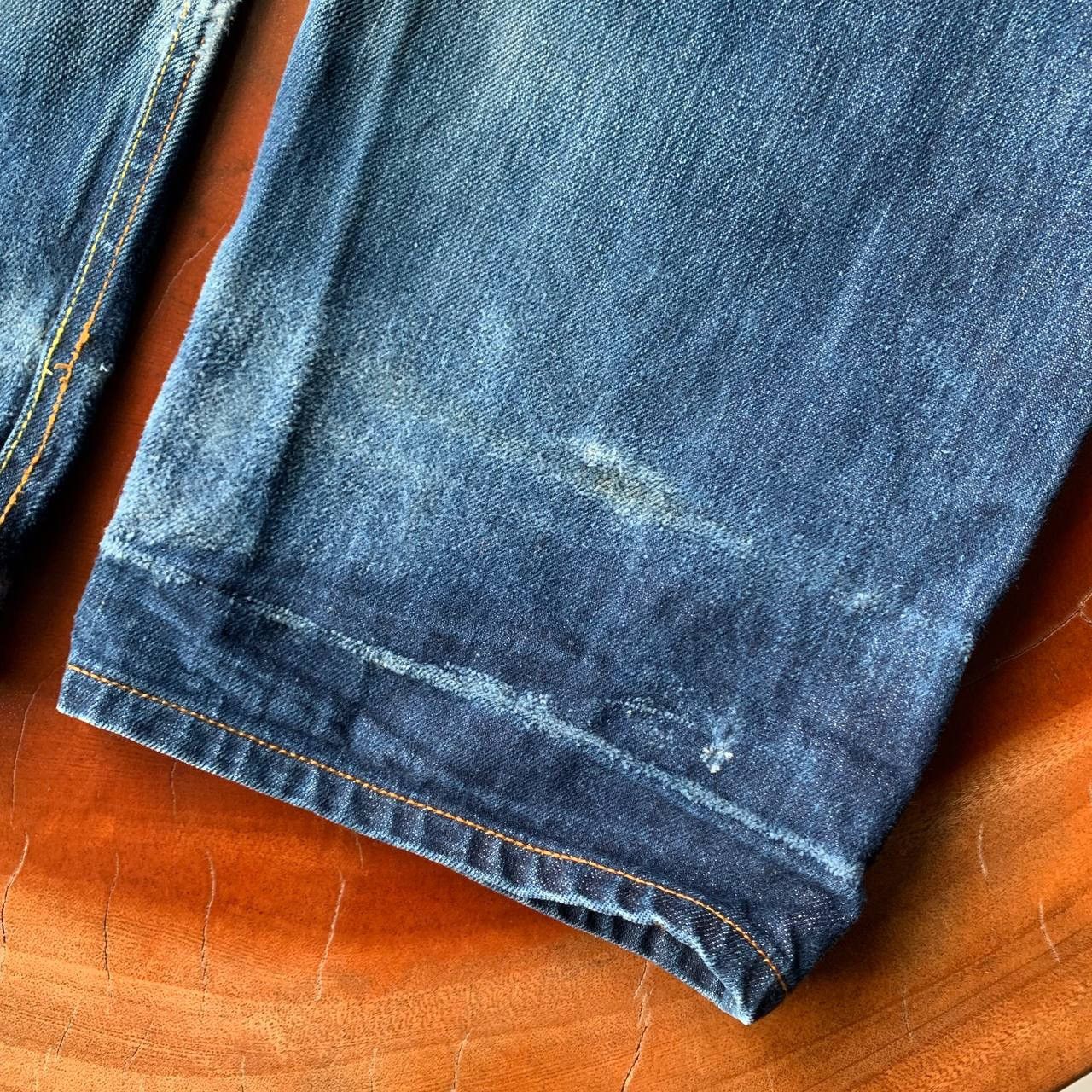Japanese Brand Santastic Saru Tokyo Tribe Distressed Blue Denim Pants Size US 32 / EU 48 - 11 Thumbnail