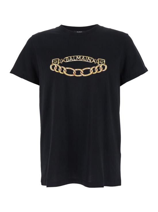 Balmain BALMAIN Men Tops FH1EF000GE97EAD Black Size US M / EU 48-50 / 2 - 1 Thumbnail