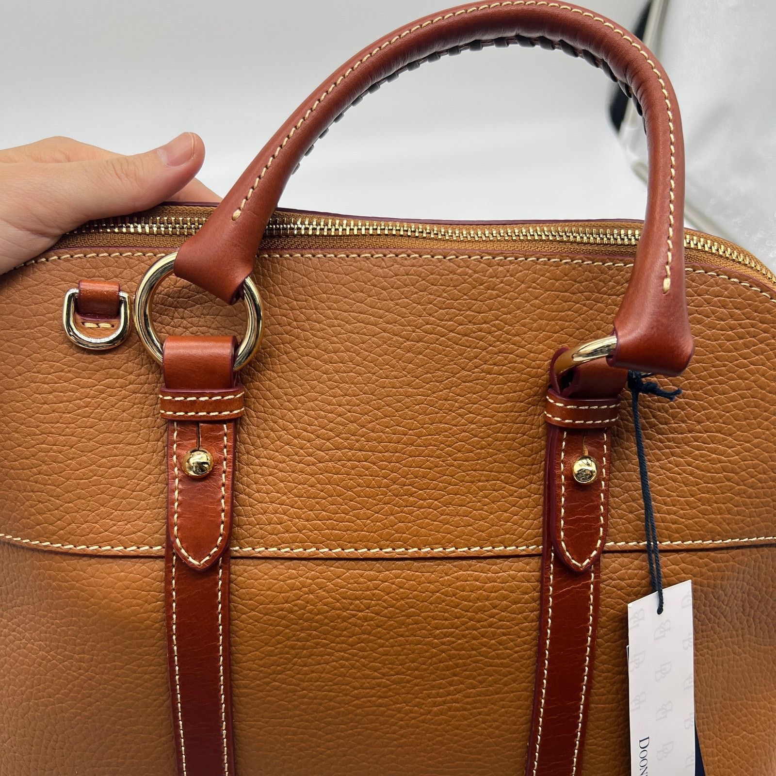 Dooney & Bourke Dooney & Bourke Pebble Leather Aubrey Satchel Satchel Size ONE SIZE - 19 Thumbnail