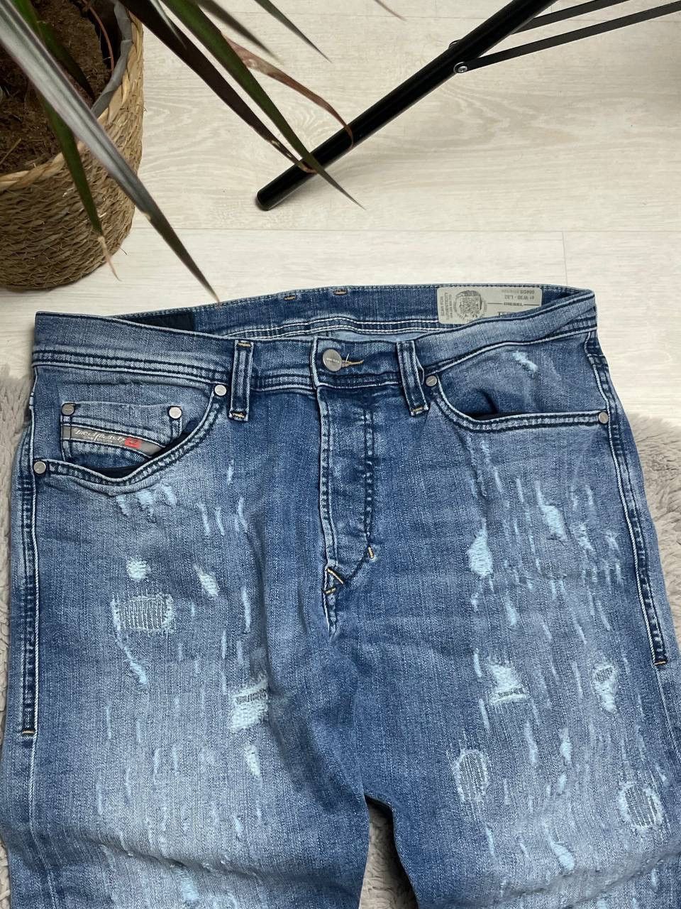 Diesel × Vintage Diesel Vintage 00’s denim washed pants distressed jeans Size US 30 / EU 46 - 2 Thumbnail