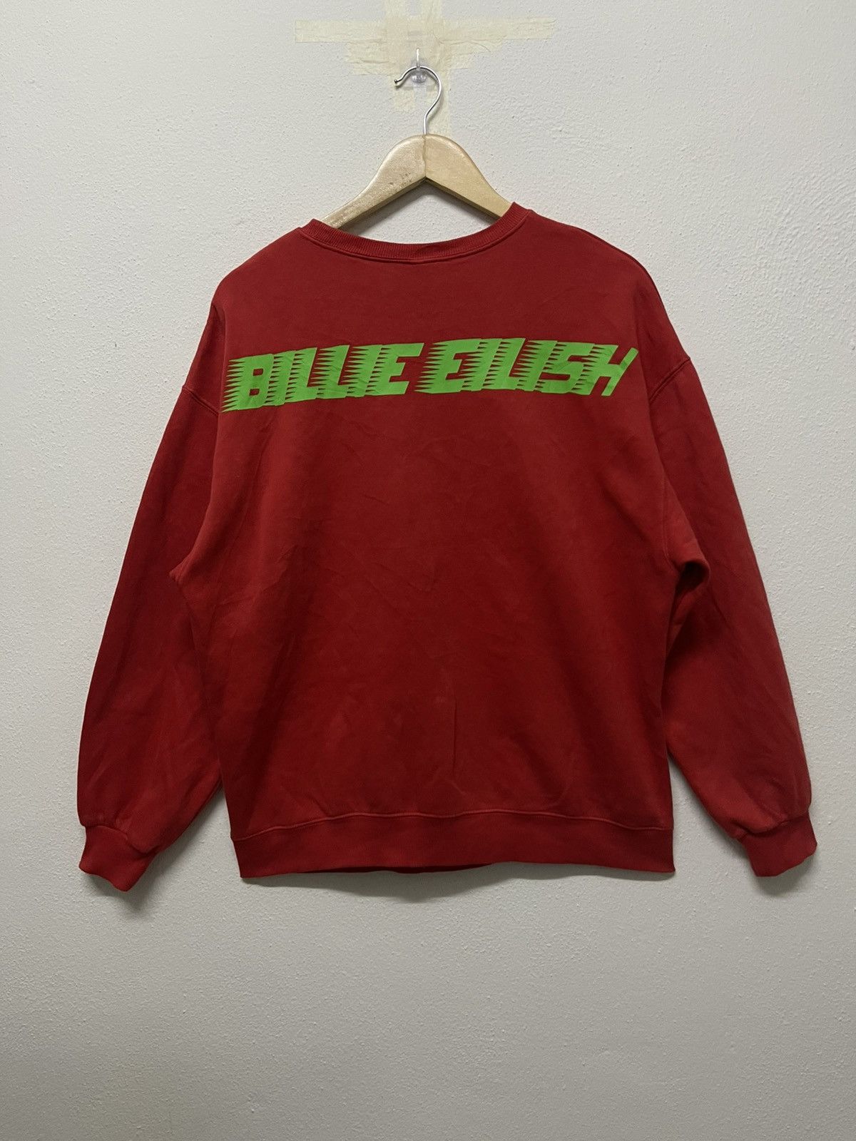 Billie Eilish × Divided × Vintage 2020 BILLIE EILISH SWEATSHIRT BIG PRINT FRONT SPELLOUT BACK Size US M / EU 48-50 / 2 - 2 Thumbnail