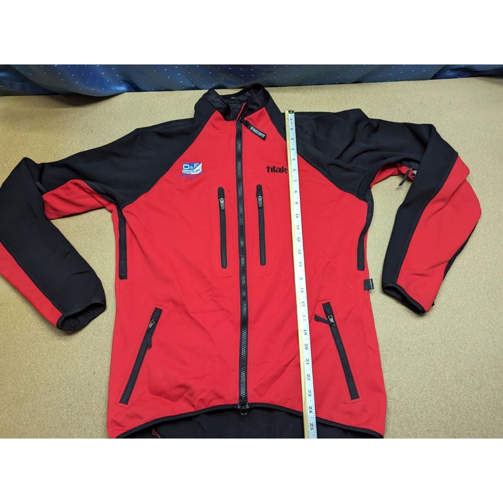 Vintage TILAK Ogre Action Windstopper Jacket Medium Full Zip Black red Outdoor Jacket Mens M Windstopper Full Zip Insulated Water Resistant Track Jacket Size US M / EU 48-50 / 2 - 5 Thumbnail