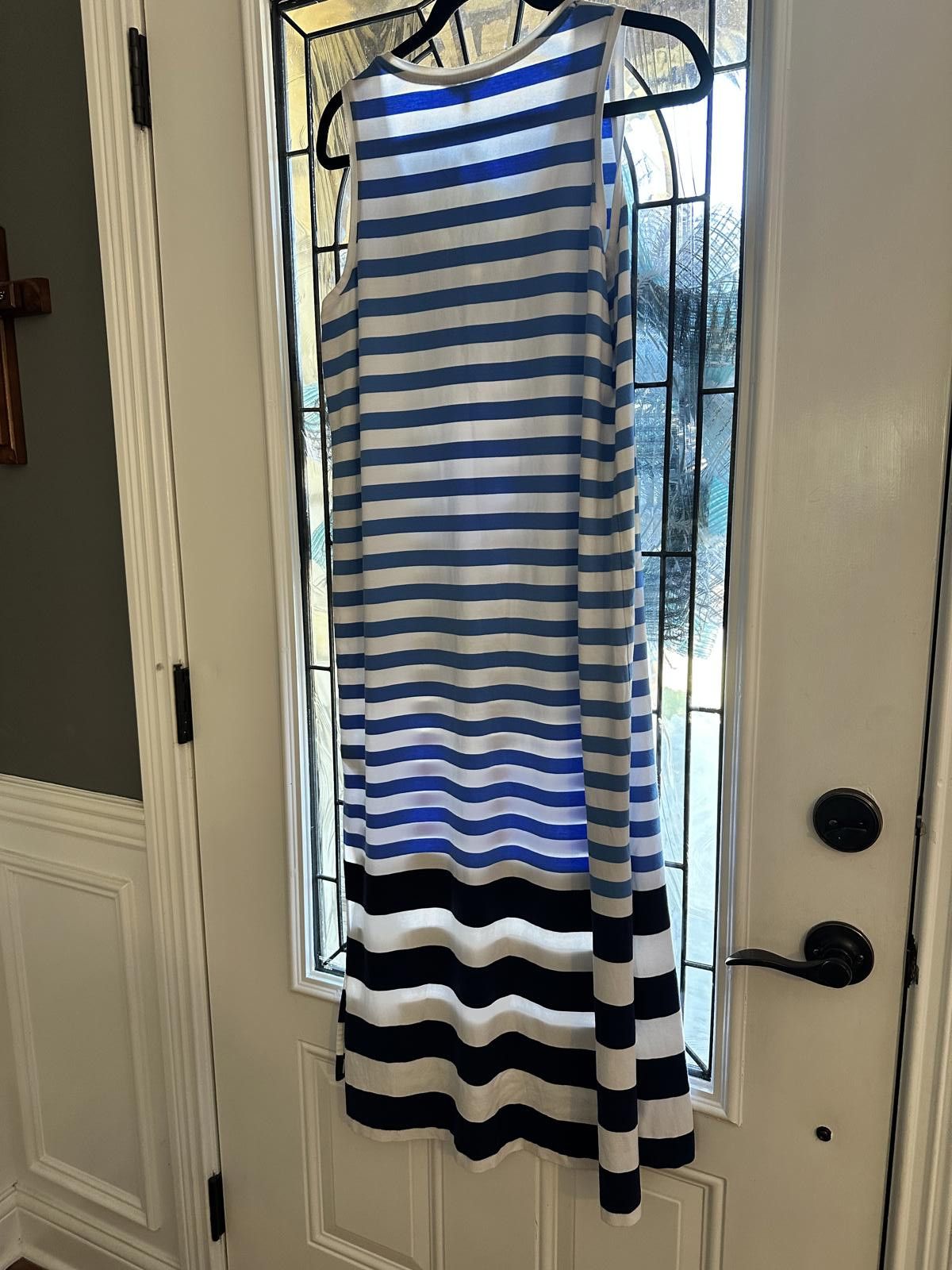 Vineyard Vines Vineyard Vines Striped Maxi Dress - Size L Size L / US 10 / IT 46 - 2 Thumbnail