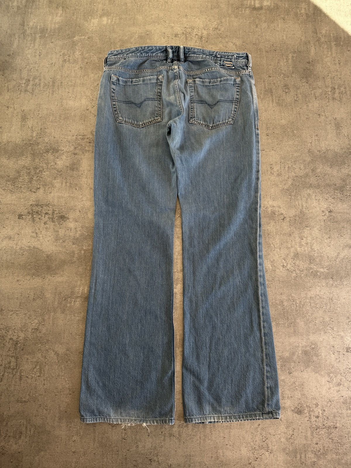 Diesel × Japanese Brand × Vintage Diesel Vintage Bootcut Baggy Jeans Denim Y2K Rap Skate blue Size US 36 / EU 52 - 1 Thumbnail