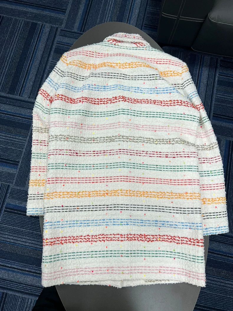 Chanel Chanel Long colorful striped coat 2504-Nextarrow Size XS / US 0-2 / IT 36-38 - 2 Thumbnail