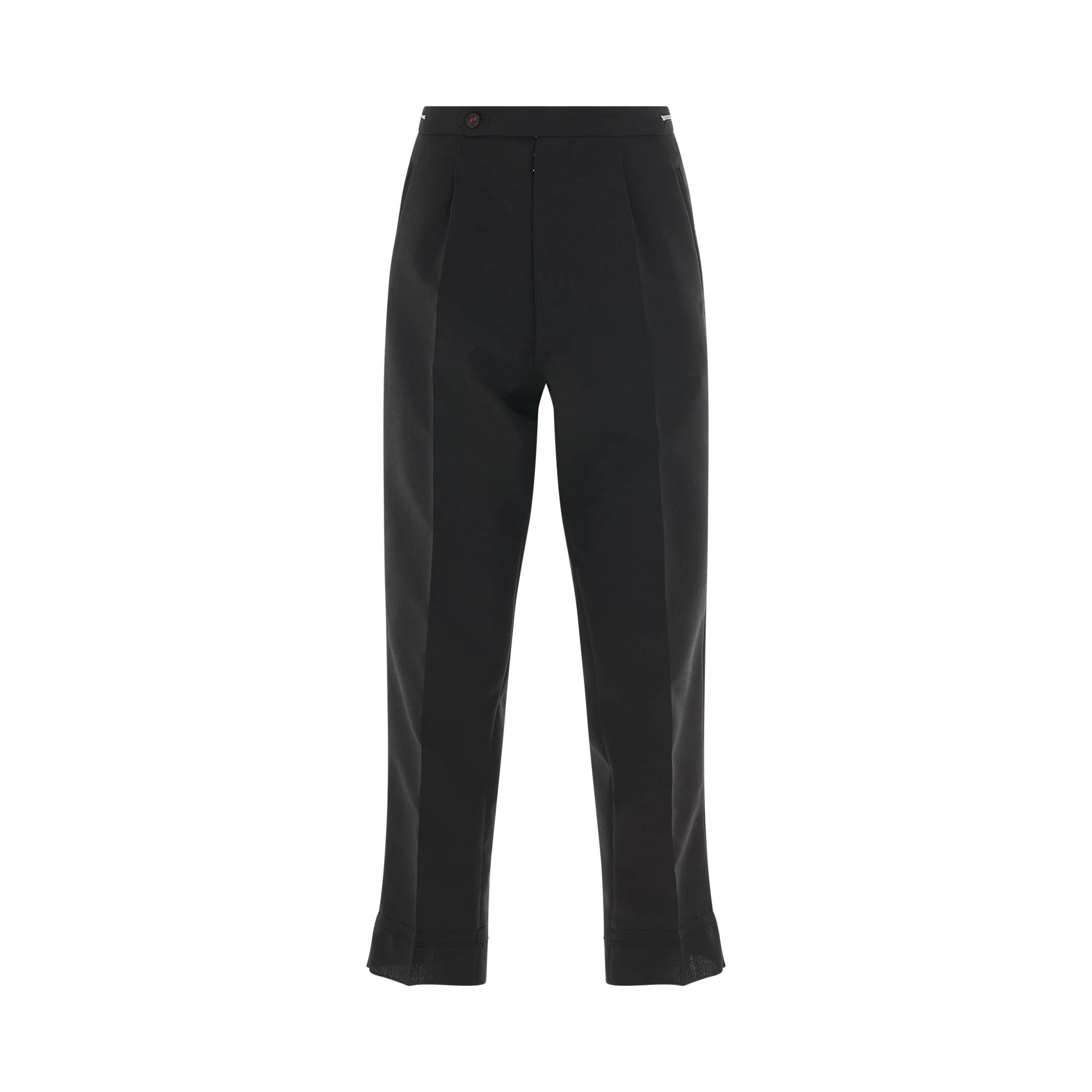 Maison Margiela o1mris0824 Icons Pants in Black Size US 34 / EU 50 - 1 Thumbnail