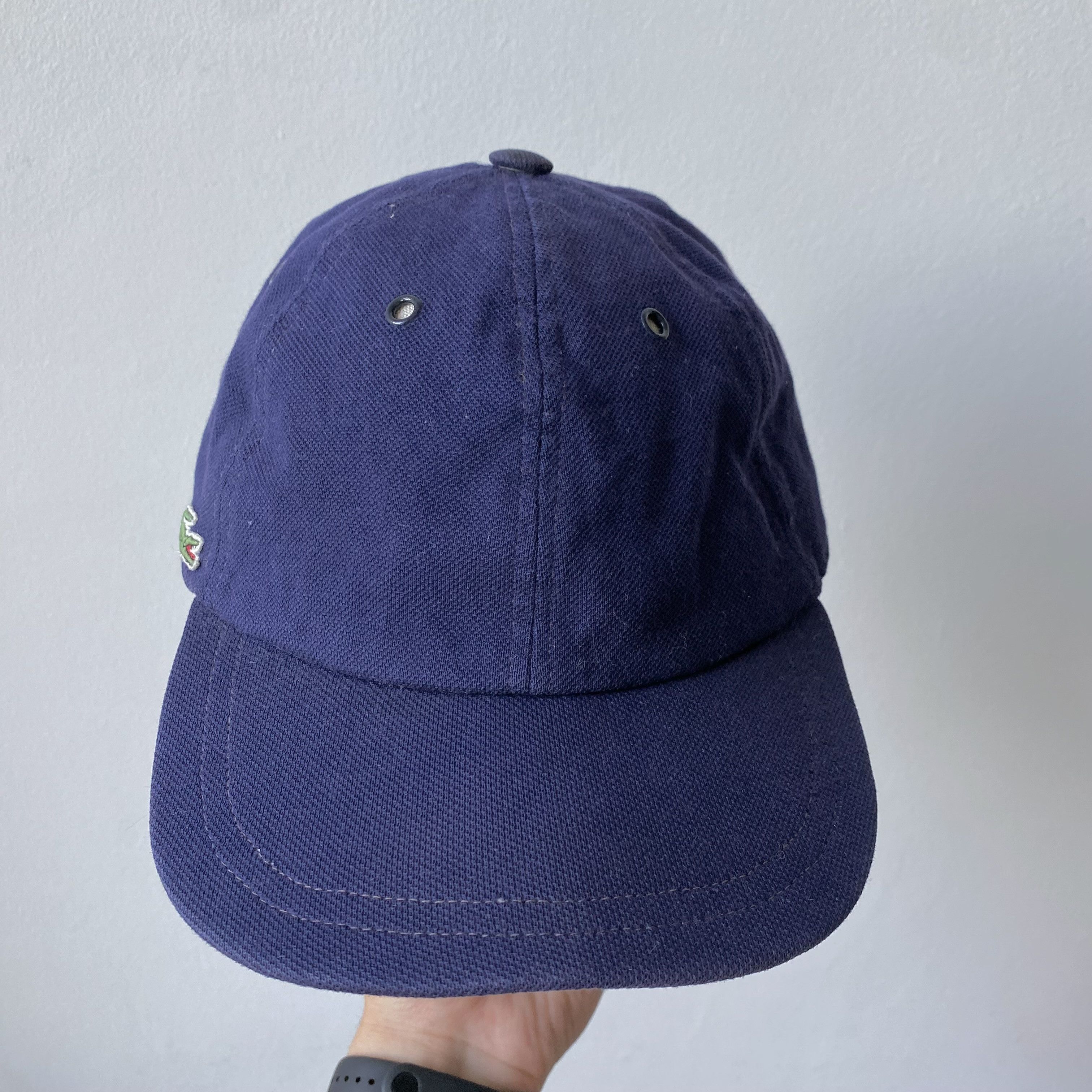 Lacoste Vintage 90s Lacoste distressed Cap Hat Size ONE SIZE - 2 Thumbnail
