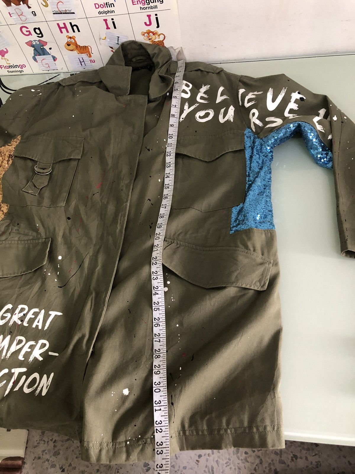 Zara Zara Splash Paint Art Oversized Parka Jacket If Six Was Nine Size L / US 10 / IT 46 - 16 Thumbnail