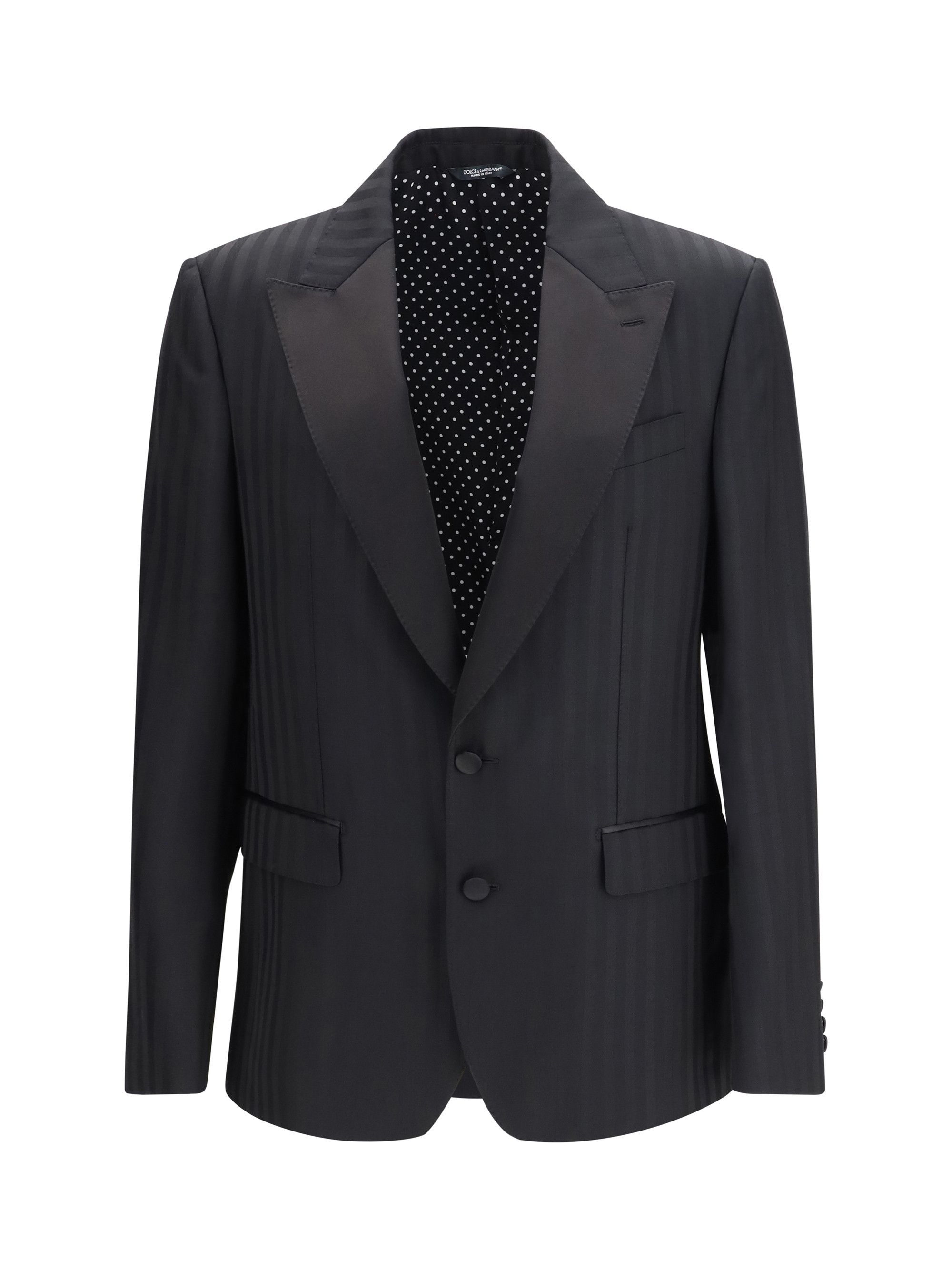 Dolce & Gabbana Striped peak-lapel Blazer Size US L / EU 52-54 / 3 - 1 Thumbnail