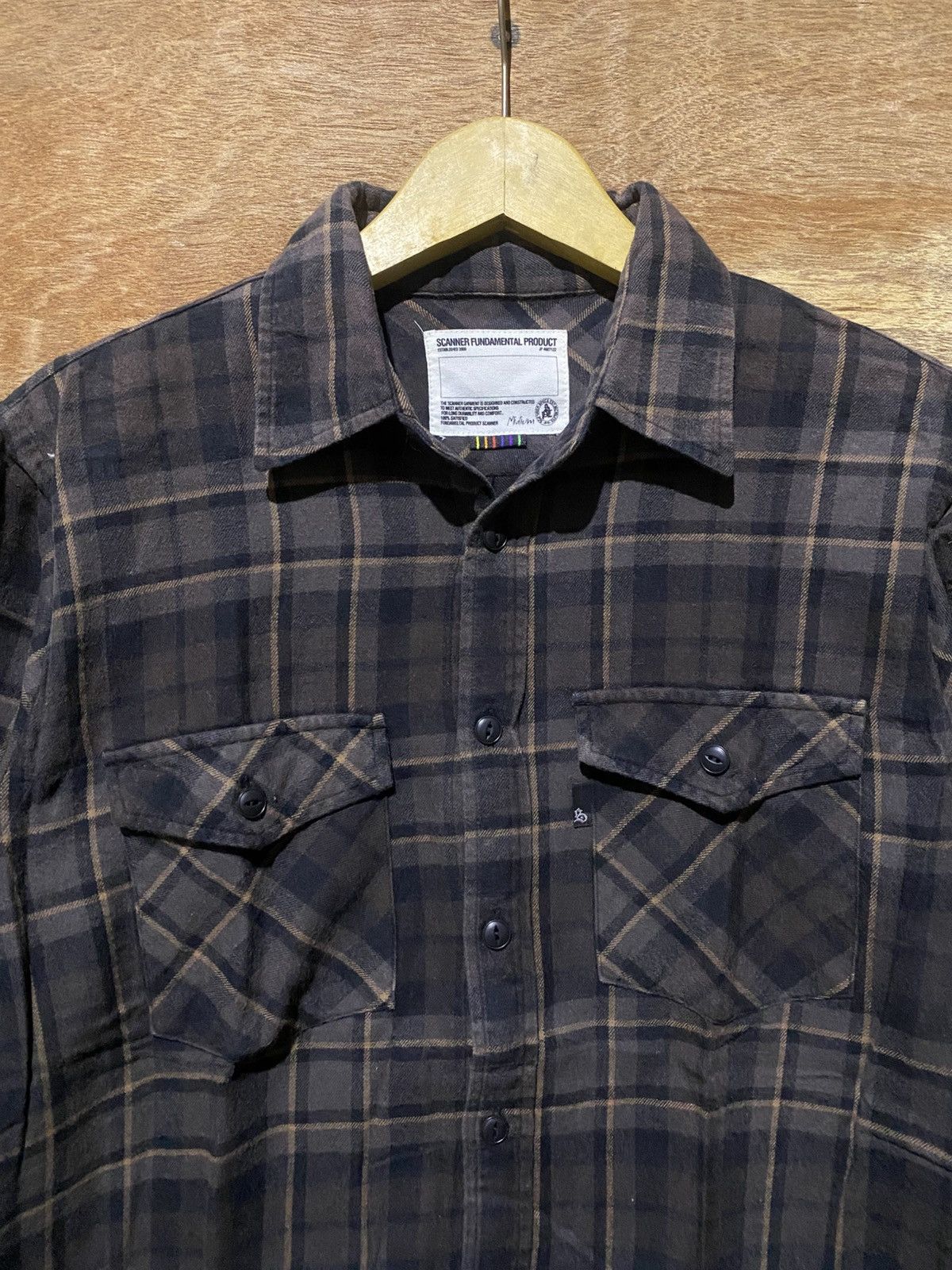 Japanese Brand Scanner FDMTL Flannelshirt Doublepocket Size US M / EU 48-50 / 2 - 3 Thumbnail