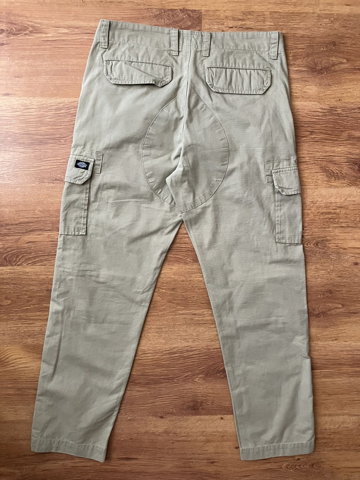Dickies × Vintage Beige Cargo Dickies Pants Double Knee Streetwear W32 L32 Size US 32 / EU 48 - 9 Thumbnail