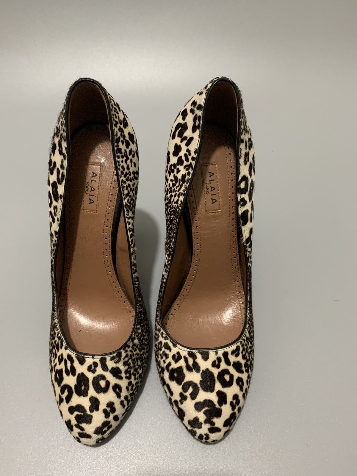 Alaia Alaia Leopard Fur Heels Size US 8 / IT 38 - 9 Thumbnail