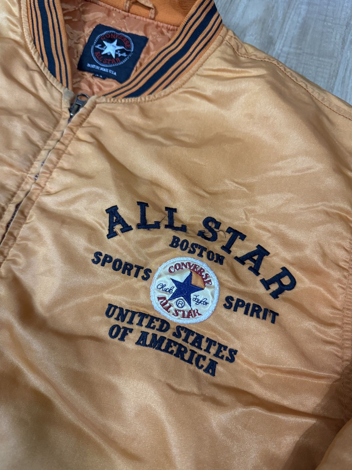 Converse × Vintage Vintage Converse bomber jacket Size US L / EU 52-54 / 3 - 2 Thumbnail