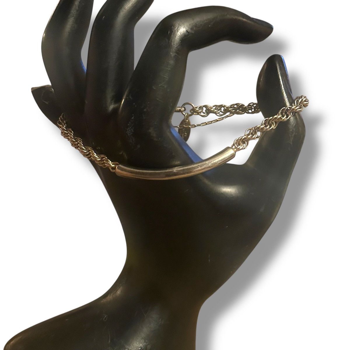 Other × Vintage Vintage Les Bernard gold tone Singapore rope chain bracelet Size ONE SIZE - 2 Thumbnail