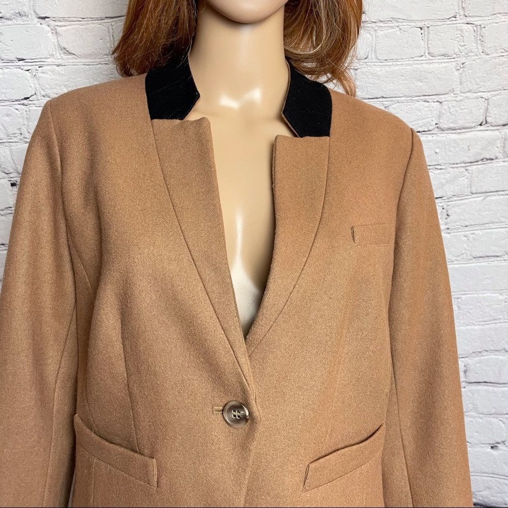 Other Trouvé Wool Cropped Camel Blazer Jacket Size L Size L / US 10 / IT 46 - 5 Thumbnail