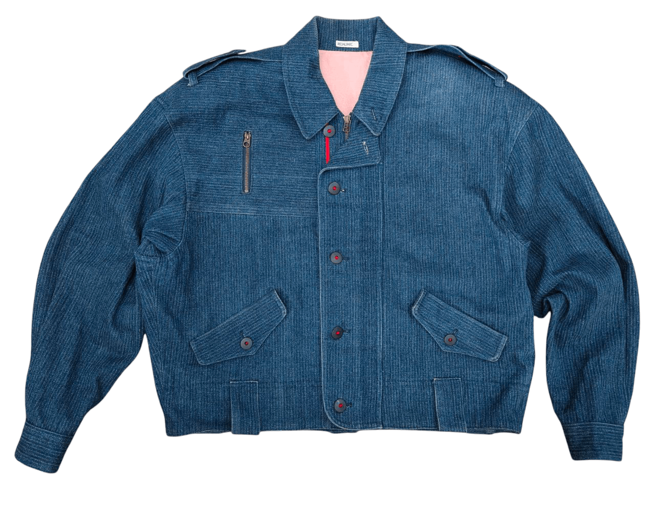 Japanese Brand Japanese Redaumic Denim Bomber Size XL / US 12-14 / IT 48-50 - 1 Thumbnail