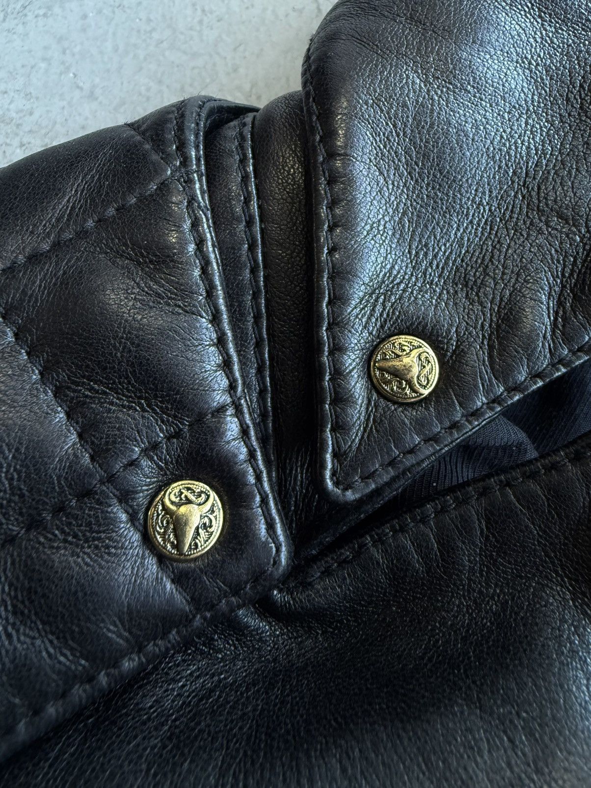 Balmain Balmain - Vintage Quilted Leather Lambskin Cropped Jacket Size S / US 4 / IT 40 - 5 Thumbnail