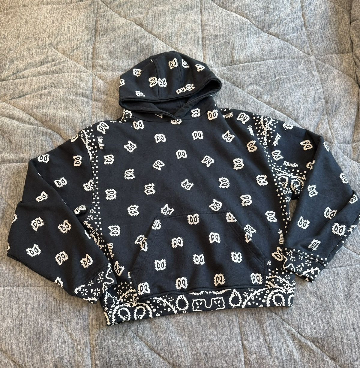 Rhude Bandana Print Hoodie
