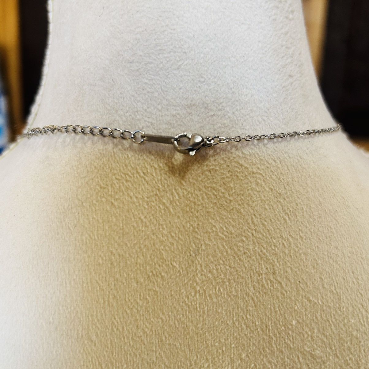 Handmade Handcrafted elegant genuine stone pendant on chain necklace Size ONE SIZE - 5 Thumbnail