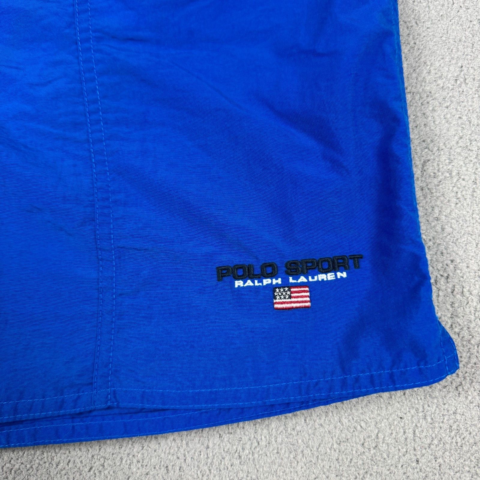 Polo Ralph Lauren VTG Polo Sport Flag Swim Trunks Mesh Lining Ralph Lauren XL Size US 38 / EU 54 - 2 Thumbnail