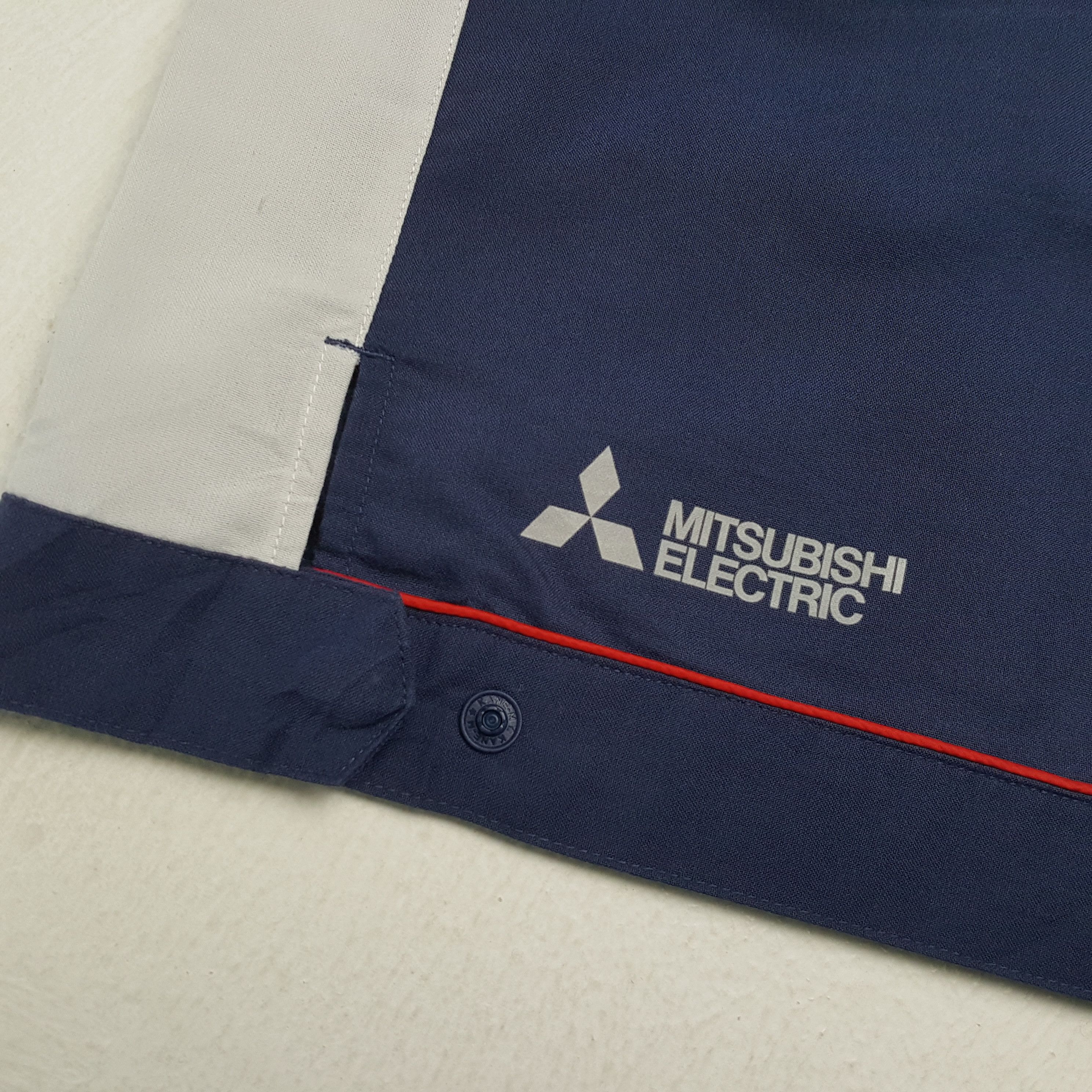 Vintage Vintage MITSUBISHI ELECTRIC Japanese Racing Jacket Size US L / EU 52-54 / 3 - 6 Thumbnail