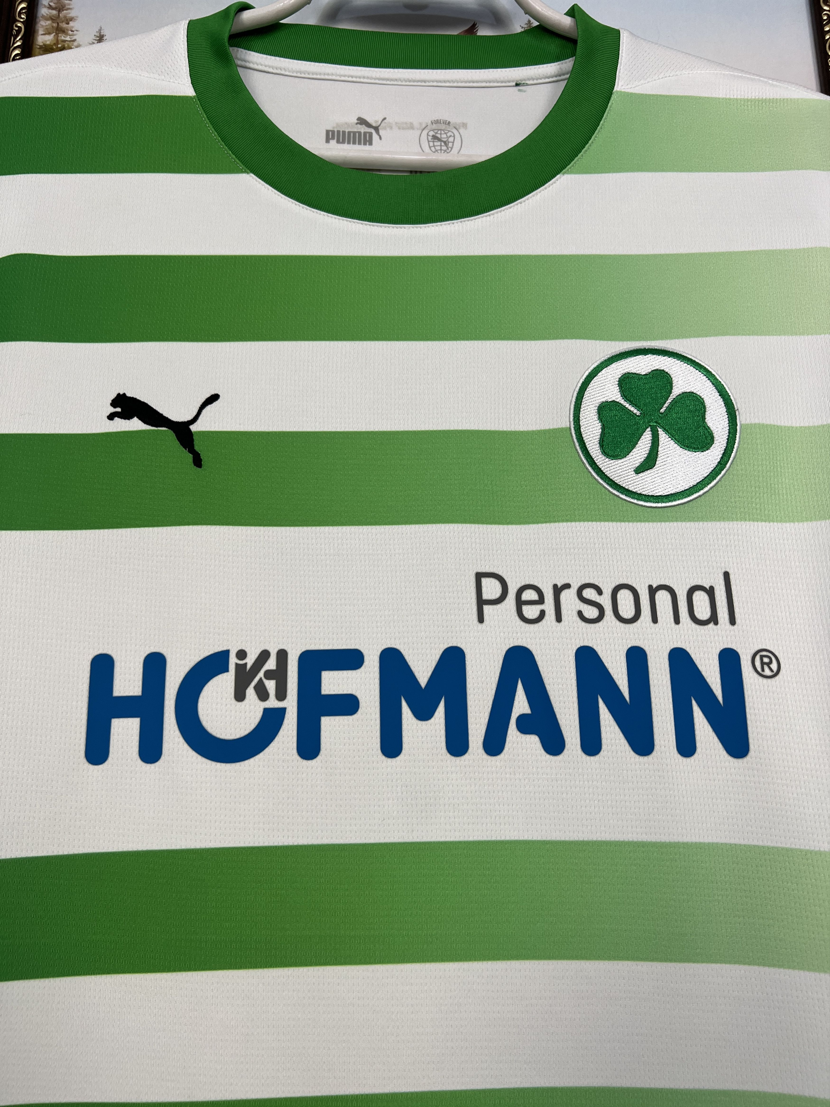 Puma Greuther Furth Home football shirt 2024 Soccer Puma Jersey Size US XL / EU 56 / 4 - 3 Thumbnail