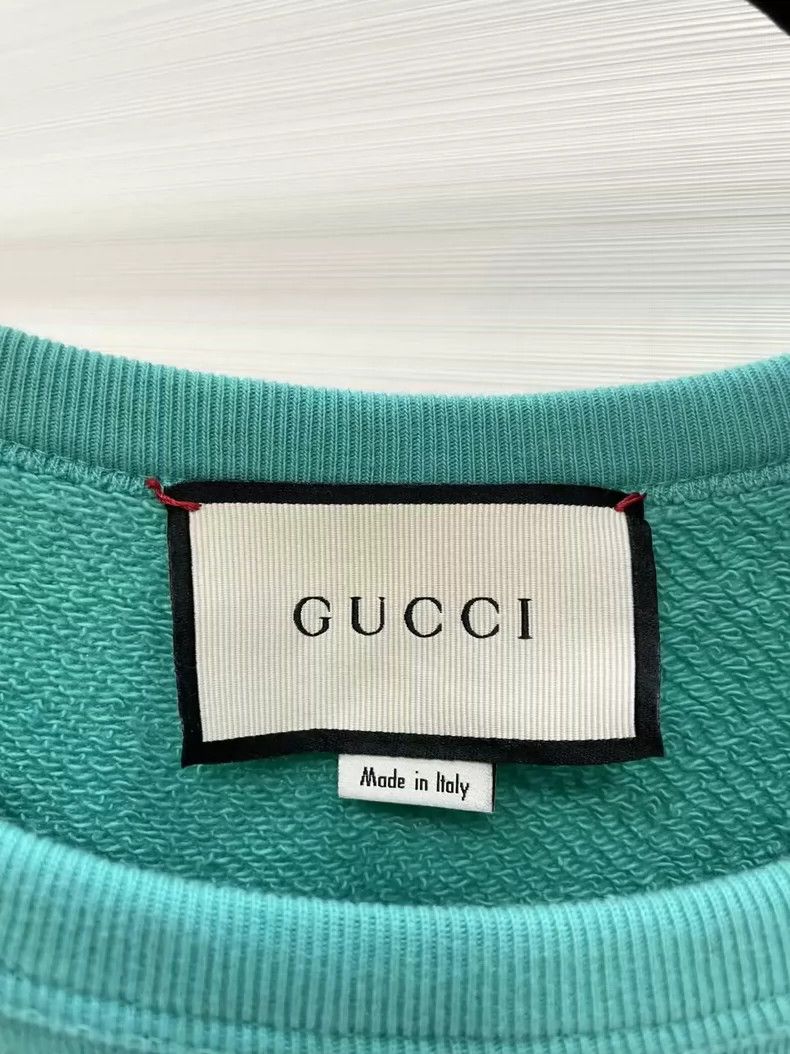 Gucci Gucci Lake blue logo sweatshirt 2501-Nextarrow Size US XS / EU 42 / 0 - 2 Thumbnail