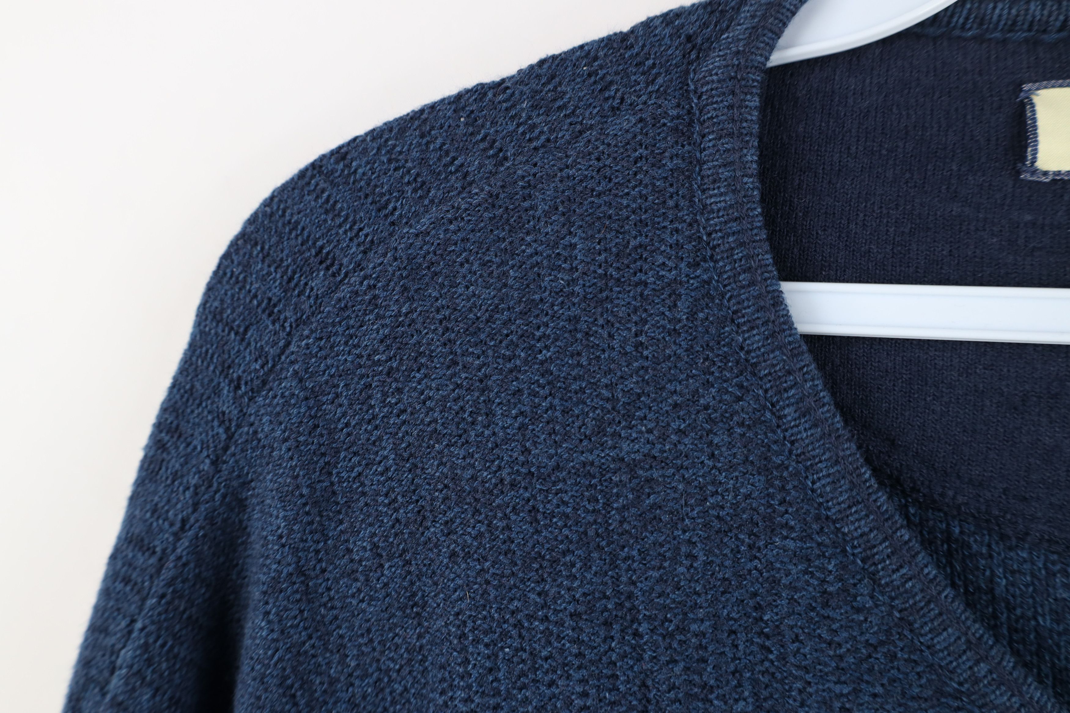 Tommy Bahama Vintage Tommy Bahama Blend Thermal Knit V-Neck Sweater Blue Size US XL / EU 56 / 4 - 6 Thumbnail