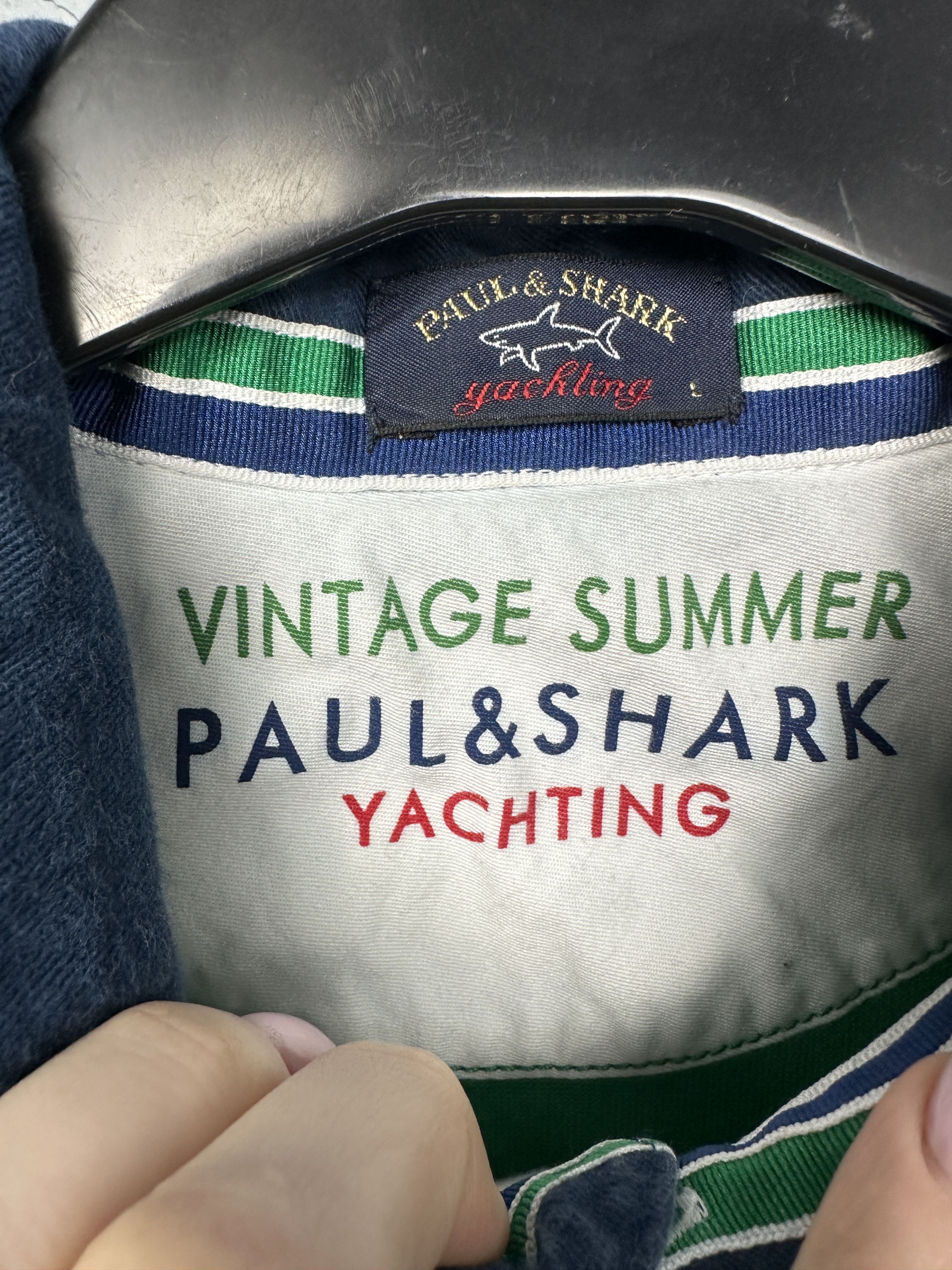 Paul & Shark Paul & Shark Vinage Mens Rugby Long Sleeve Polo Shirt Size US L / EU 52-54 / 3 - 5 Thumbnail