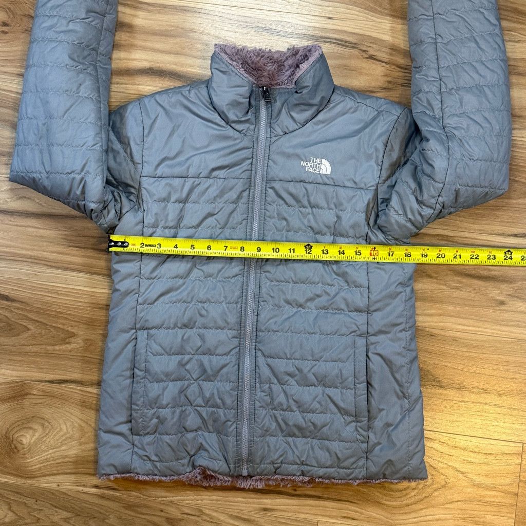 The North Face The North Face Girls XL Reversible Jacket Gray Purple Size XXL / US 16-18 / IT 52-54 - 5 Thumbnail