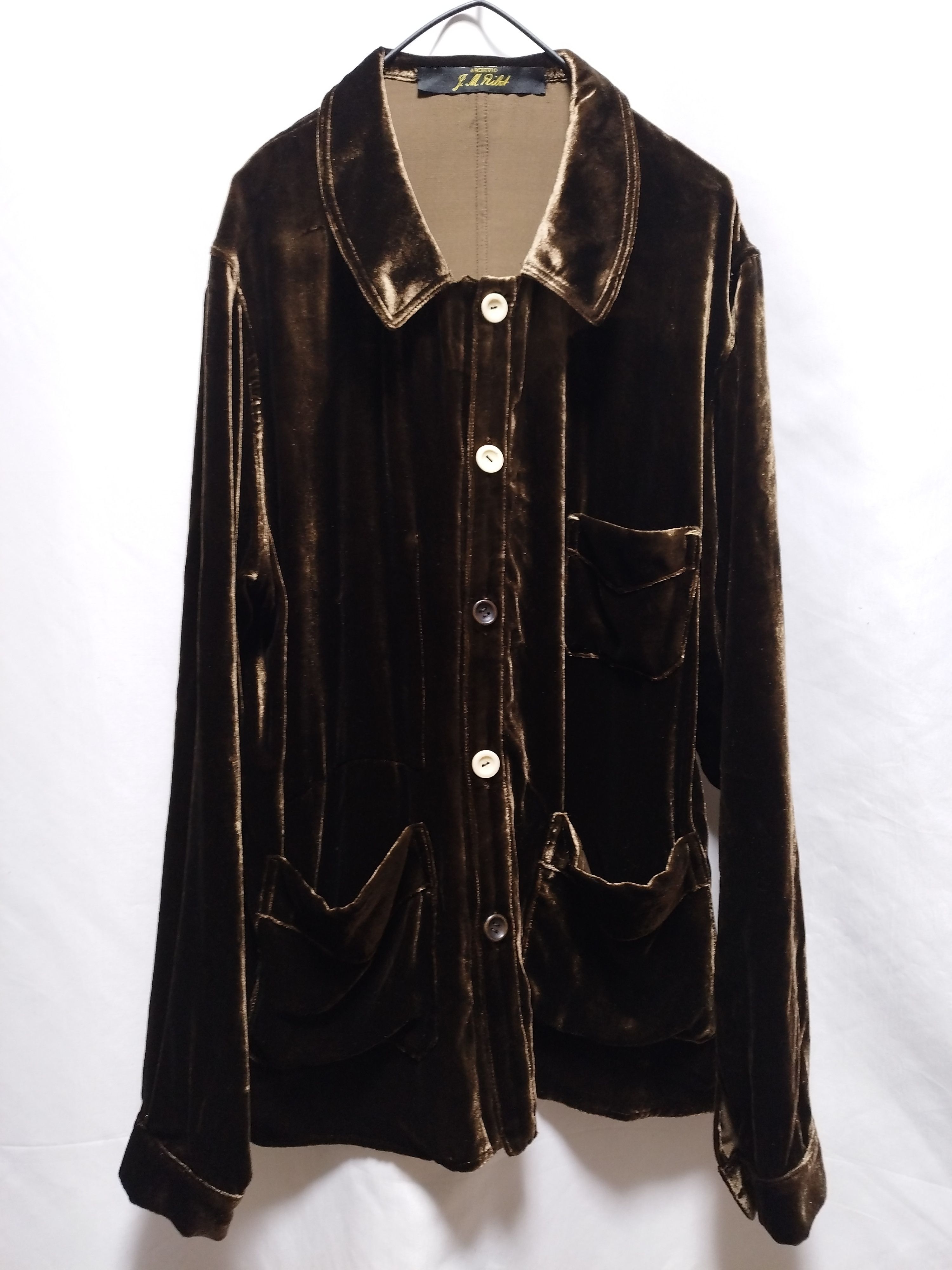 Archivio J.M. Ribot Velvet coveralls jacket France French vintage | Grailed