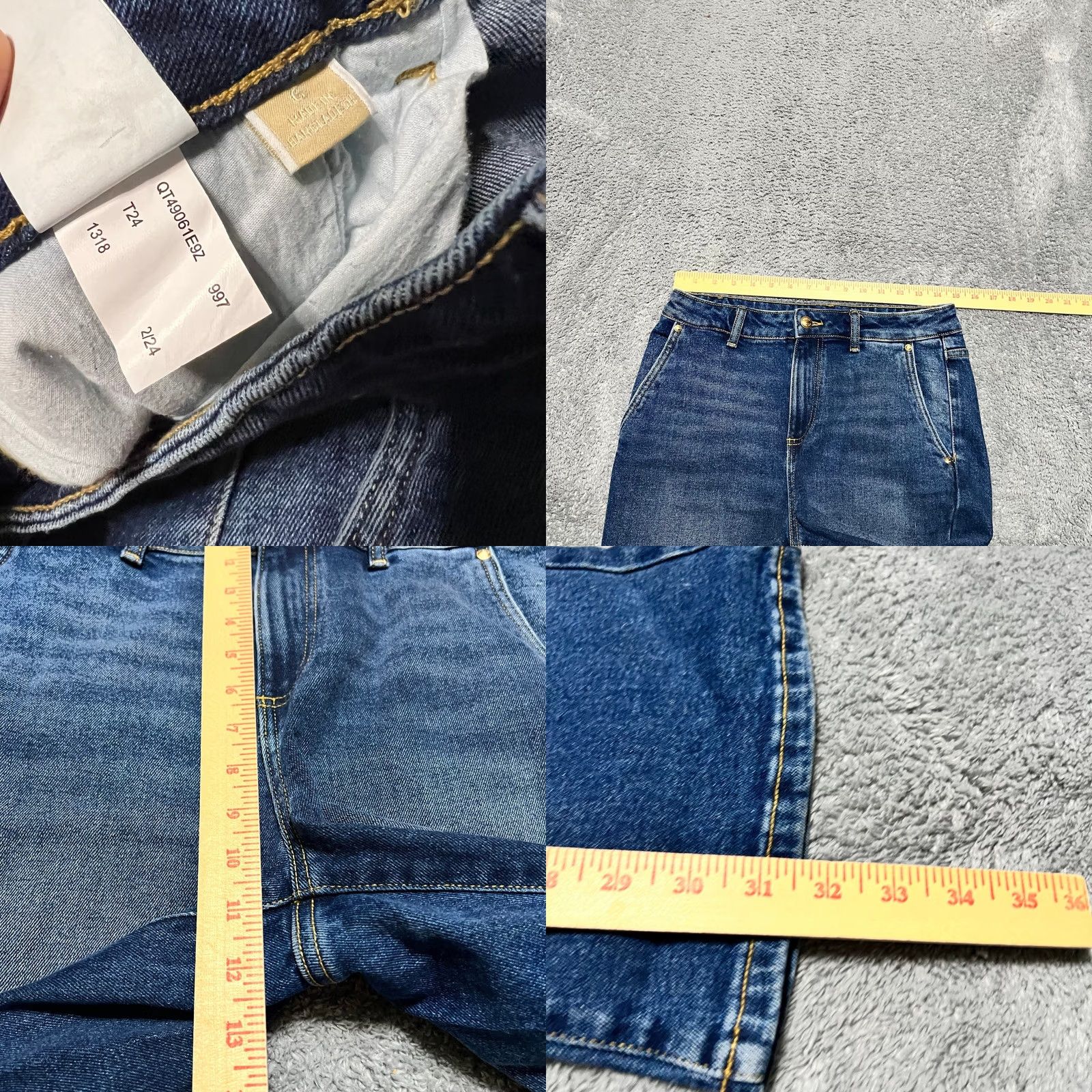 Michael Kors Michael Kors Jeans Womens 6 Bootcut High Rise Blue Denim Pants 29x31.5 XX? Size 28" / US 6 / IT 42 - 8 Thumbnail