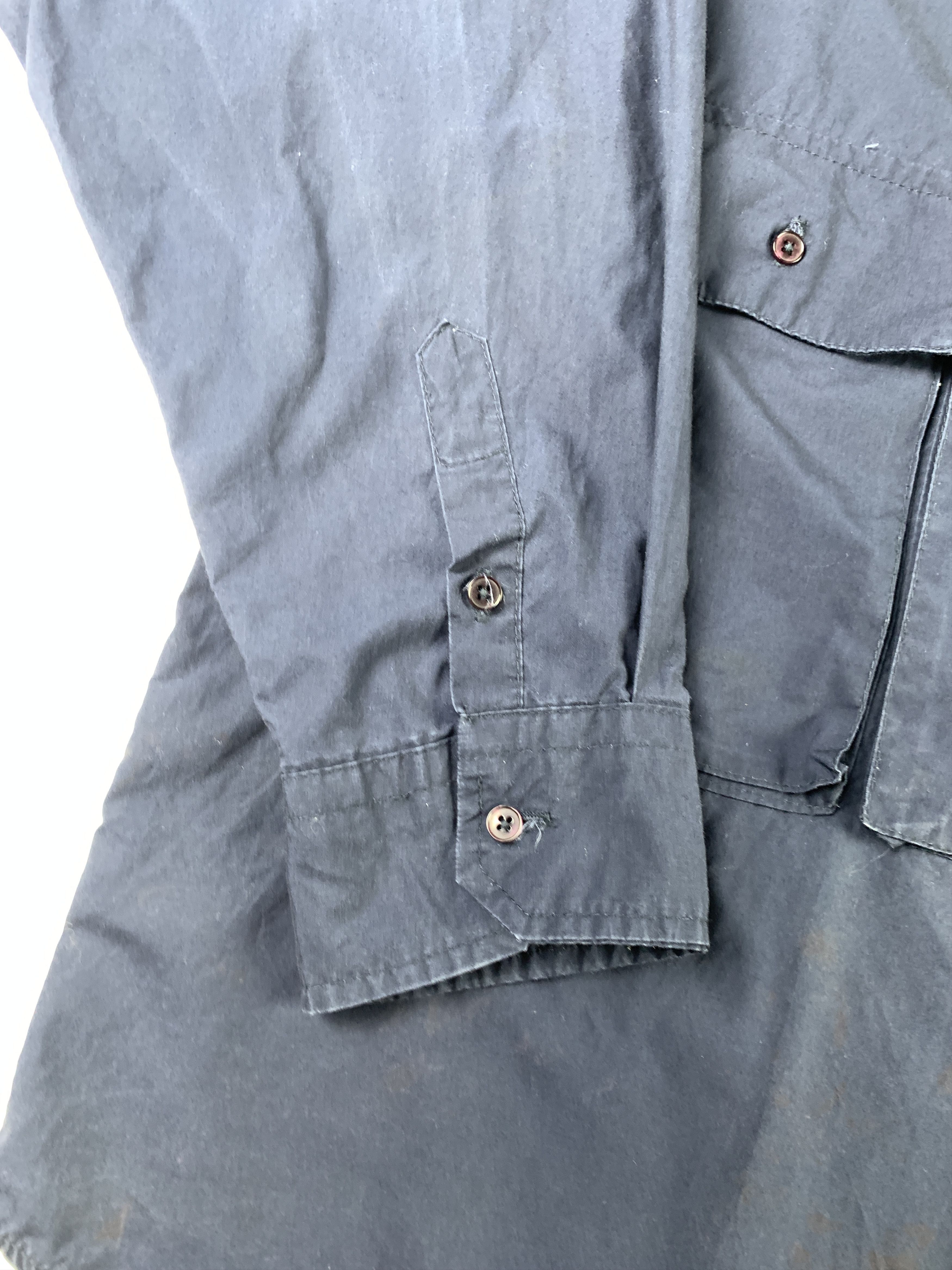 Japanese Brand Spector Navy 4 Middle Pocket Cargo Shirt (XXL) Size US XXL / EU 58 / 5 - 3 Thumbnail