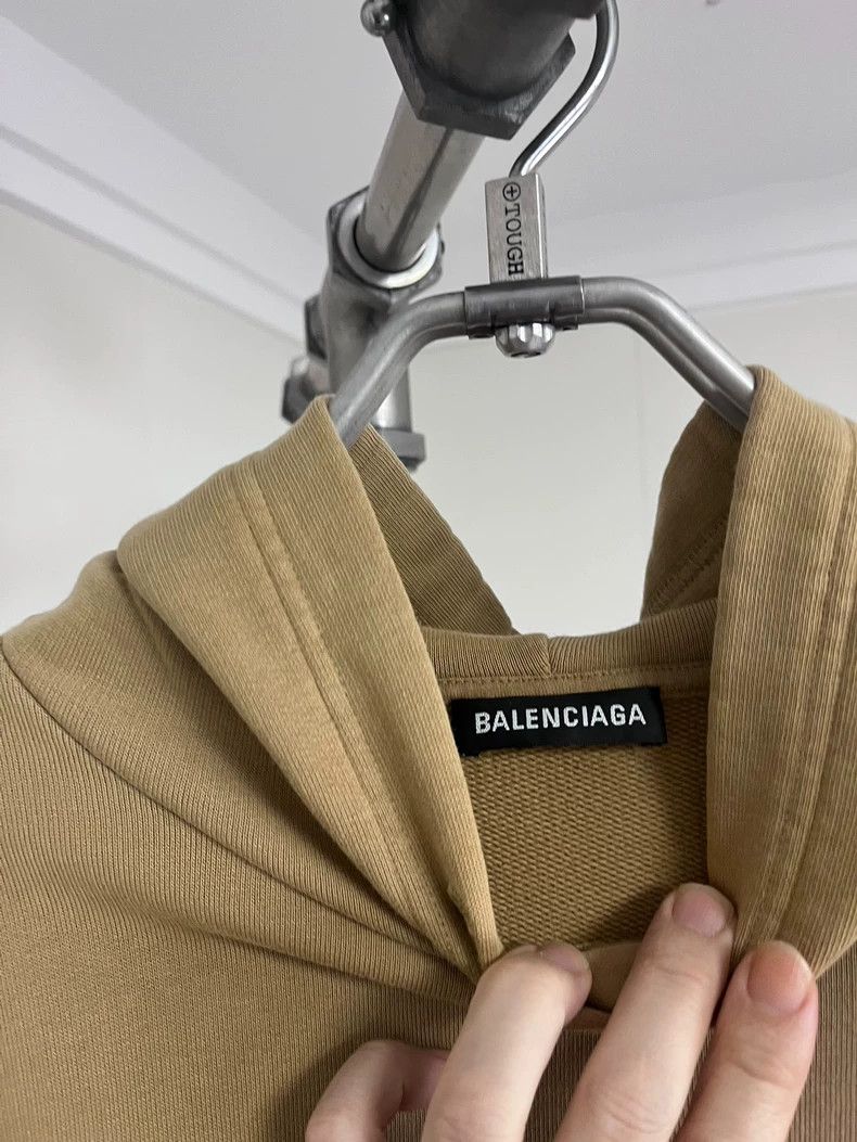 Balenciaga Balenciaga Khaki wheat ear hoodie Size US M / EU 48-50 / 2 - 5 Thumbnail