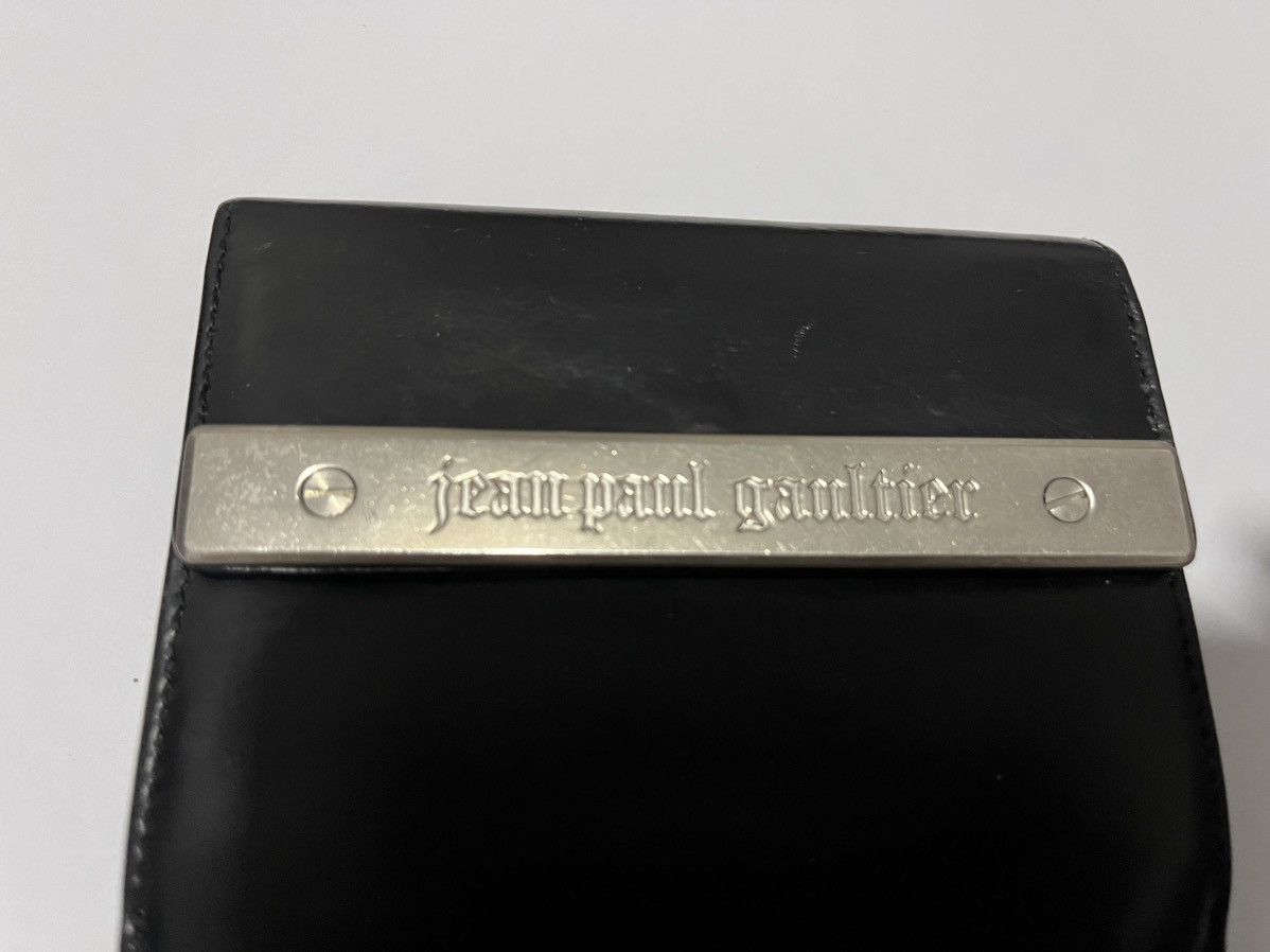 Jean Paul Gaultier × Vintage Jean-Paul Gaultier Black and Silver Wallet-purses Size ONE SIZE - 2 Thumbnail