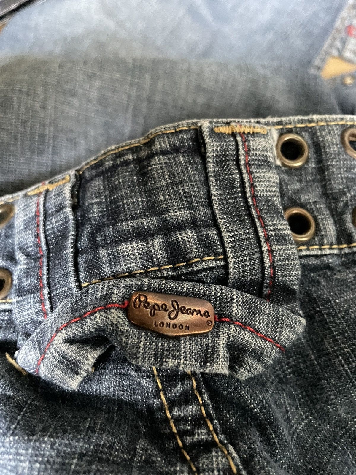 Pelle Pelle Vintage Y2K Pepe Baggy Jeans Size US 36 / EU 52 - 18 Thumbnail