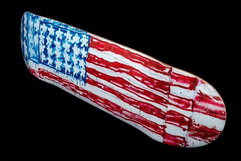 Takashi Murakami TAKASHI MURAKAMI X MADSAKI FLAG SKATEBOARD DECK COMPLEXCON Size ONE SIZE - 2 Thumbnail