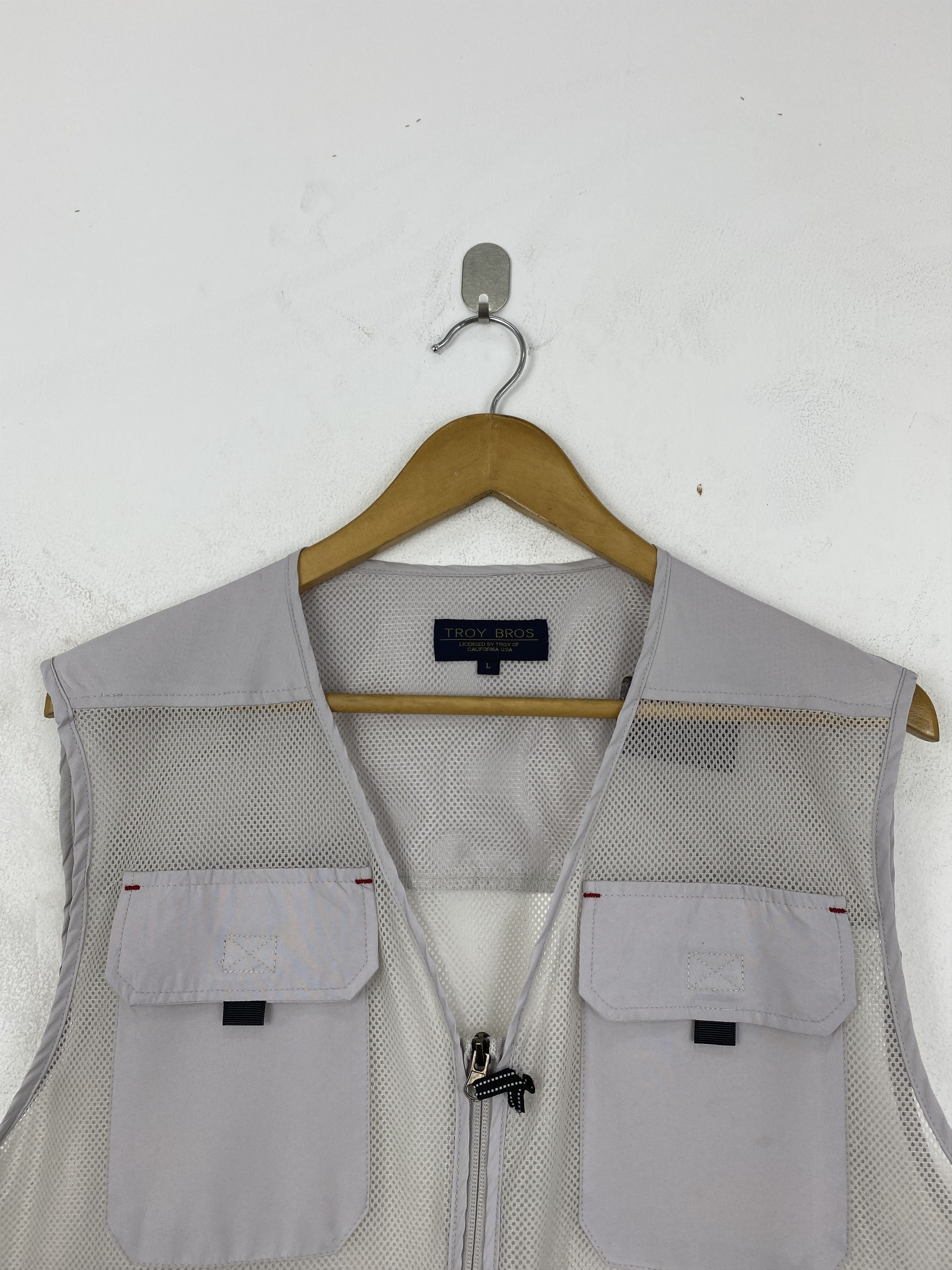Japanese Brand Troy Bros California USA Multi-pocket Mesh Vest JA0149 Size US L / EU 52-54 / 3 - 3 Thumbnail