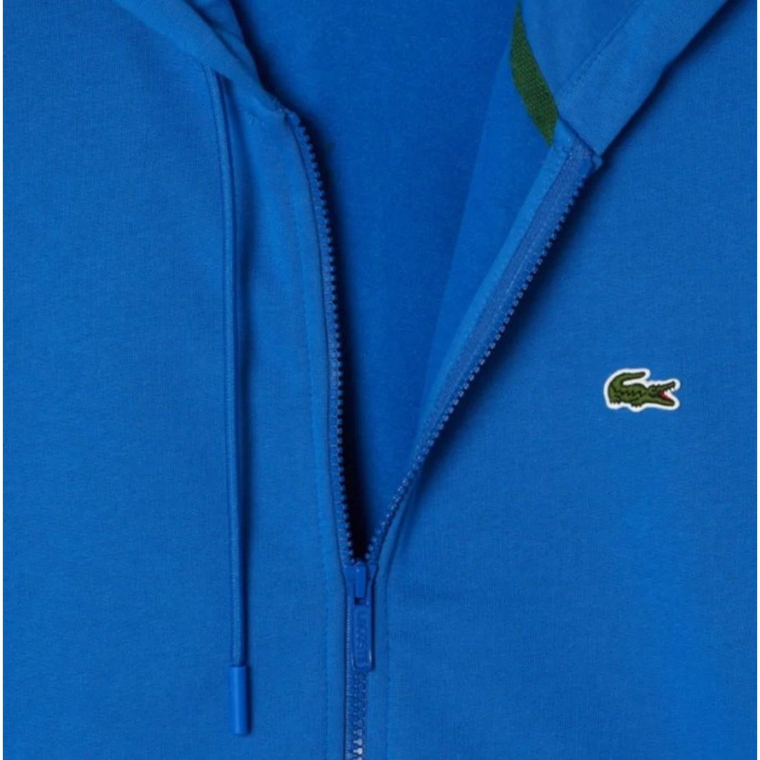 Lacoste Lacoste Men's Full Zip Fleece Sweatshirt Ultra Marine S Size US S / EU 44-46 / 1 - 3 Thumbnail