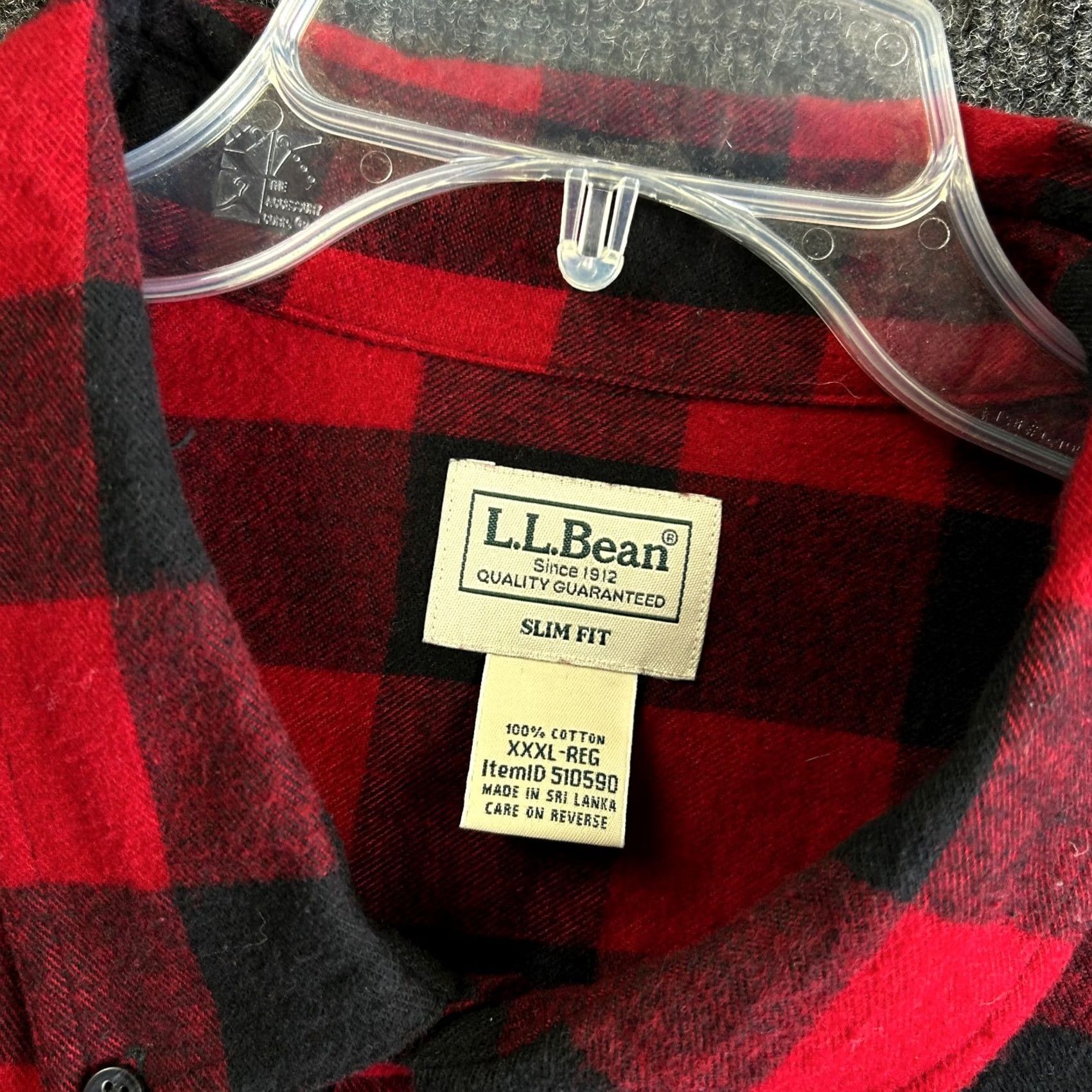 Vintage VINTAGE L.L. Bean Slim Fit Flannel Shirt Button Down 4XL Red Buffalo Plaid Checker Shirt Mens Slim Plaid Button-Up Size US XXL / EU 58 / 5 - 2 Thumbnail
