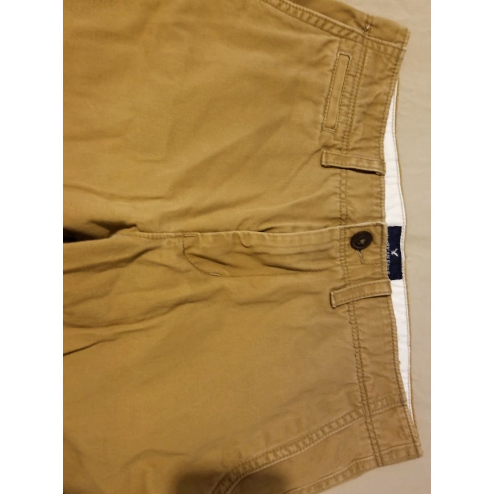 American Eagle Outfitters American Eagle Outfitters Khaki Dress Pants 32x32 Cotton Slack Mens Dress Pants Beige 32in Inseam Regular Size 32 Size US 32 / EU 48 - 4 Thumbnail