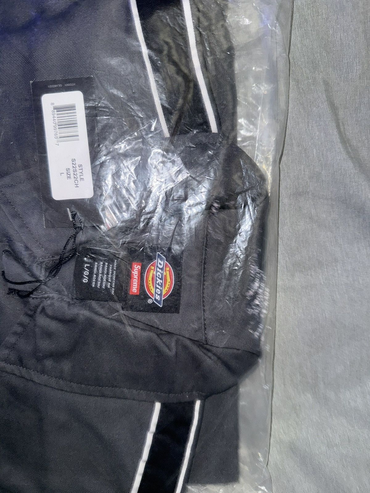 Dickies × Supreme Supreme Dickies Stripe S/S work shirt Size US L / EU 52-54 / 3 - 8 Thumbnail