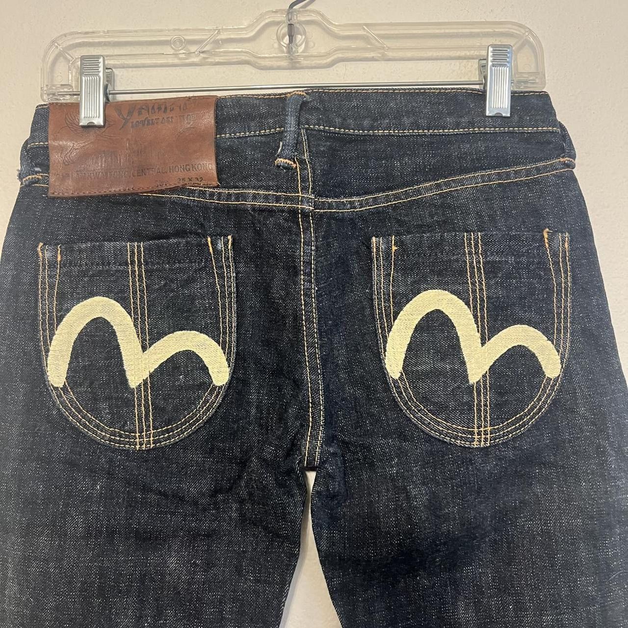 Evisu Evisu Yamane vintage low rise dark wash denim jeans Size 25" / US 0 / IT 36 - 4 Thumbnail