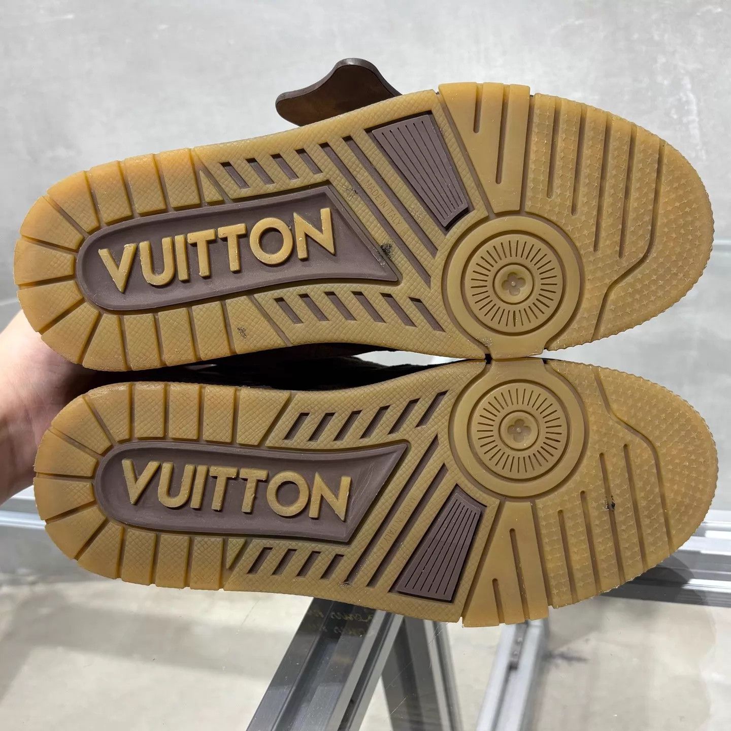 Louis Vuitton LV Trainer Damier Tan 36 Size US 5.5 / IT 35.5 - 7 Thumbnail