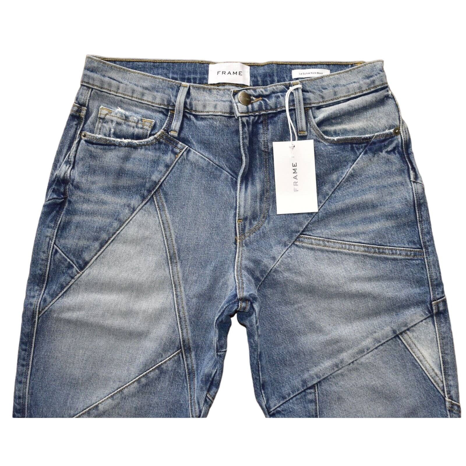 Frame B5 NWT FRAME Le Sylvie Kick Duncan Jeans LSKBMX439 26 $275 Size 26" / US 2 / IT 38 - 2 Thumbnail