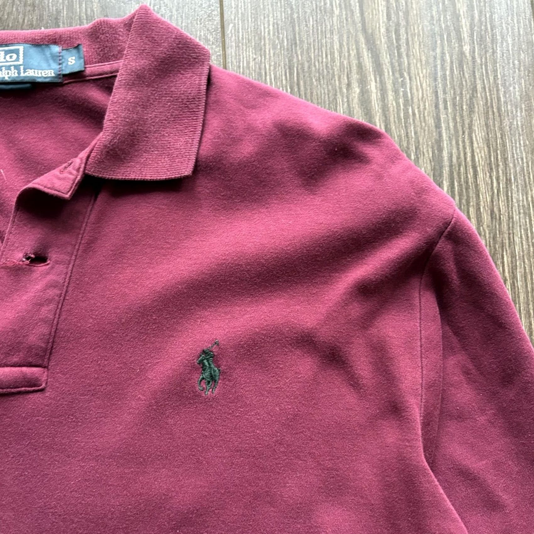 Polo Ralph Lauren Polo by Ralph Lauren Polo Shirt Mens S Red Long Sleeve Pony Logo Casual Size US S / EU 44-46 / 1 - 5 Thumbnail