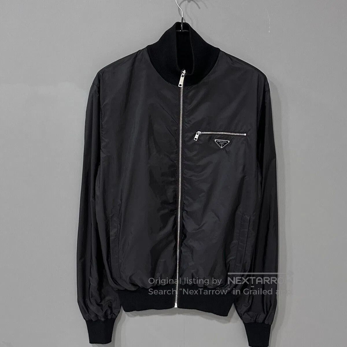 Prada Prada Men's Black Nylon Jacket. Size US M / EU 48-50 / 2 - 1 Thumbnail