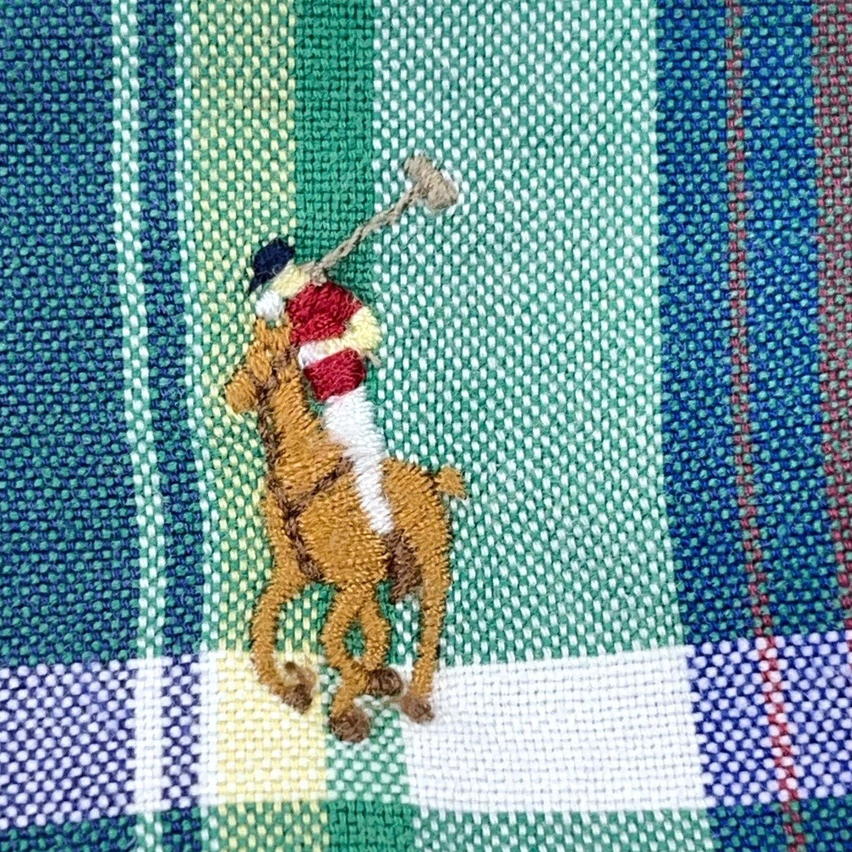 Ralph Lauren Ralph Lauren Shirt Men Small Green Plaid Button-Up Oxford Cloth Tartan Multi A4* Size US S / EU 44-46 / 1 - 6 Thumbnail