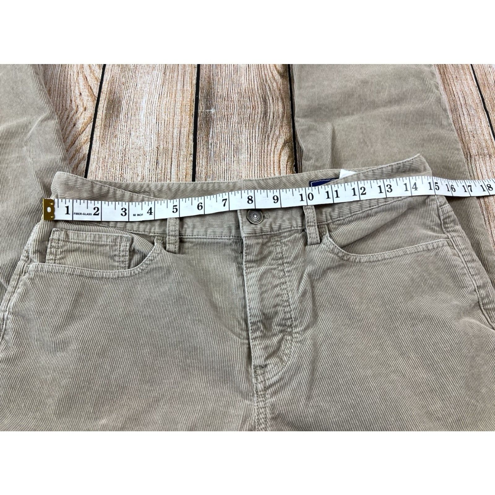 Vineyard Vines Vineyard Vines Mens Pants Beige Corduroy Cotton Chino Golf Preppy Size 30x32 Regular Straight Inseam 32in Front Flat Front Zip Closure Муж? Size US 30 / EU 46 - 5 Thumbnail
