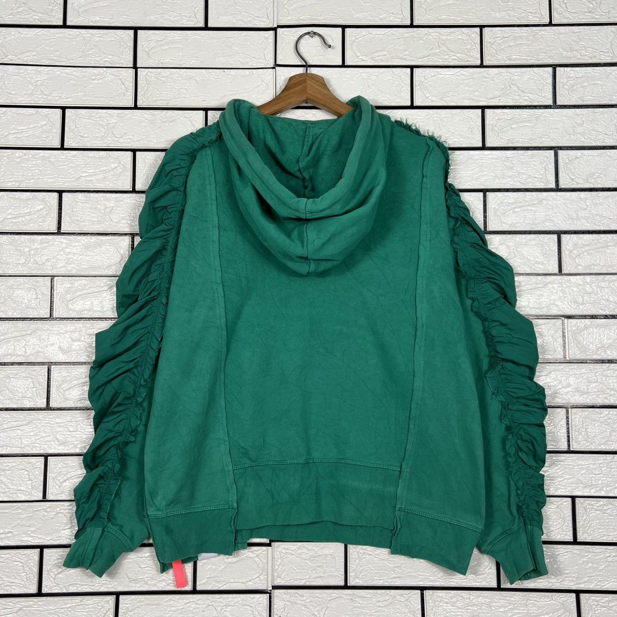 Diesel DIESEL Green Oversized Ruched Sleeve Hoodie #4260-C194 Size XS / US 0-2 / IT 36-38 - 20 Thumbnail